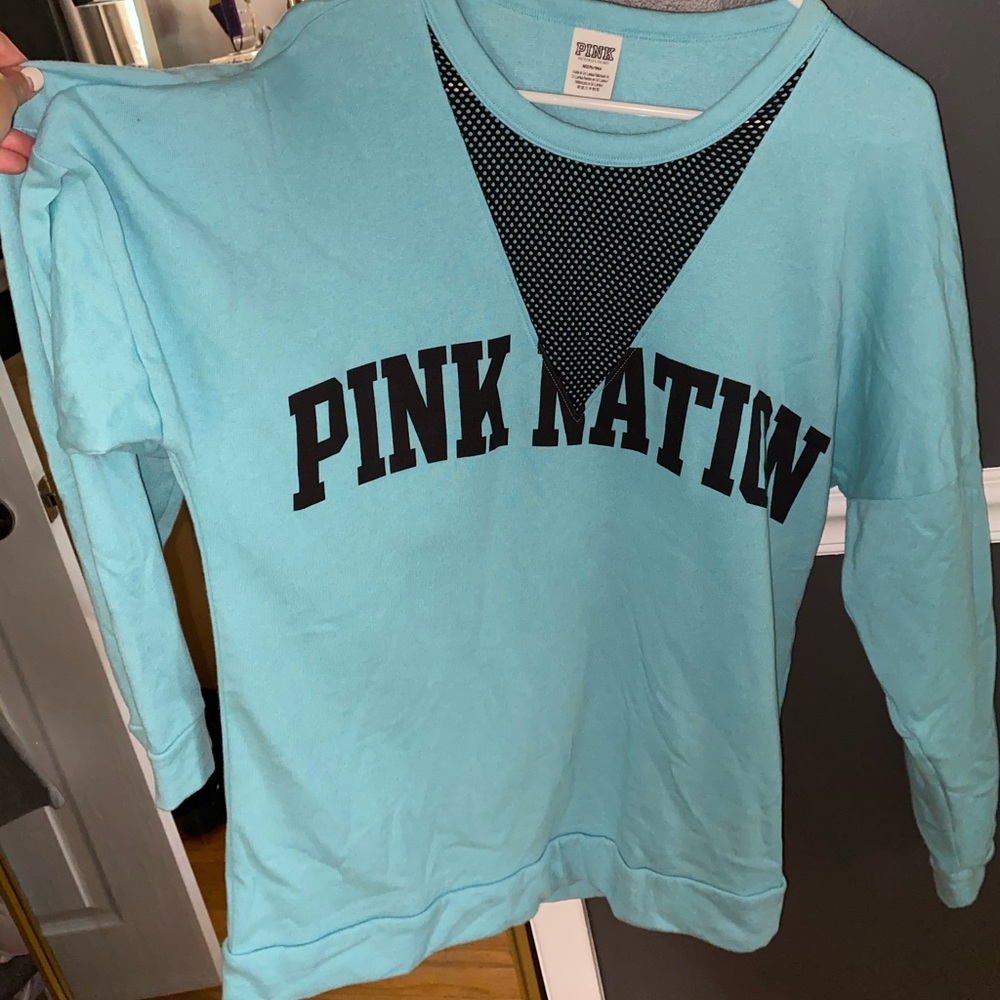 Pink crew neck